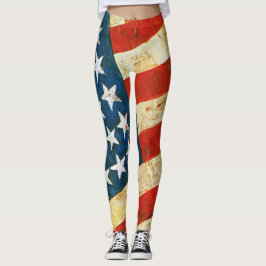 Jasper Johns USA Vlag Leggings
