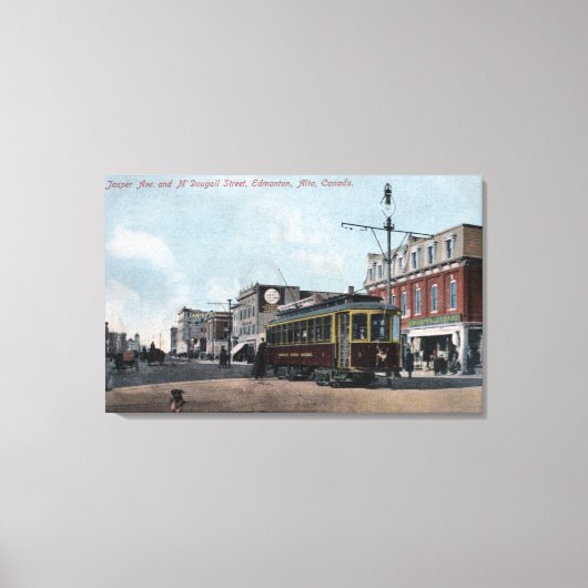 Jasper & McDougall Streets Canvas Afdruk (Voorkant)