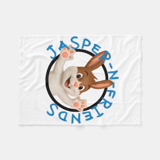 Jasper-n-friends blanket fleece deken (Voorkant (Horizontaal))