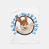 Jasper-n-friends blanket fleece deken (Voorkant)