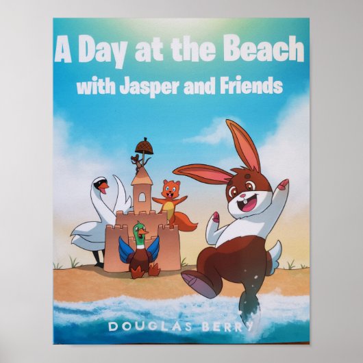 Jasper-n-Friends-boekomslagposter Poster (Voorkant)