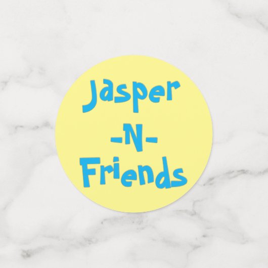 Jasper-n-Friends Confetti (Kleine voorkant)