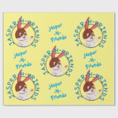 Jasper-n-friends inpakpapier (Vlak)