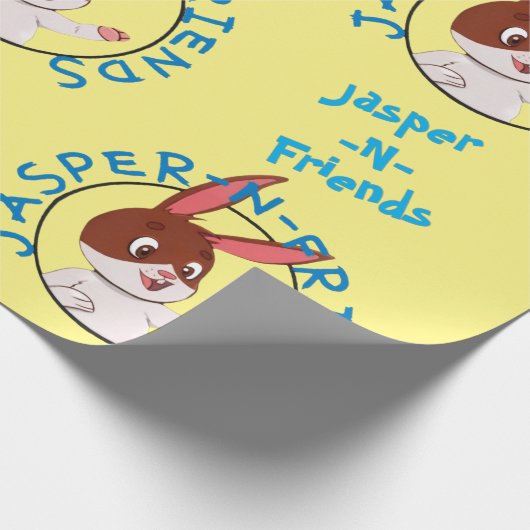 Jasper-n-friends inpakpapier (Hoek)