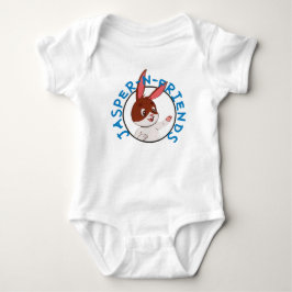 Jasper-n-Friends logo baby romper