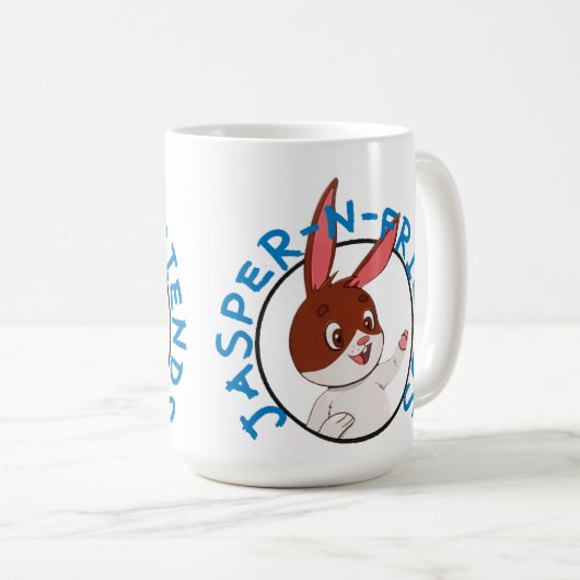 Jasper-n-Friends logo mok (Voorkant rechts)