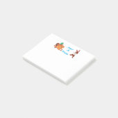 Jasper-n-Friends schrijft het op Post-it® Notes (Schuin)