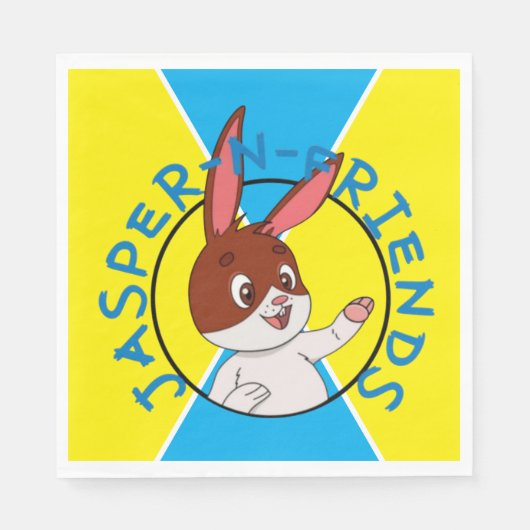 Jasper-n-friends servetten (Voorkant)