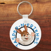 Jasper-n-vrienden sleutelhanger / Rugzaklabel (Voorkant)