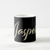 Jasper Name whitegold Tasse Teetasse Kaffeetasse Koffiemok (Center)