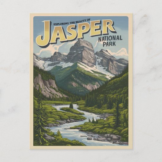 Jasper Nationaal park alberta canada  geschenken Briefkaart (Voorkant)