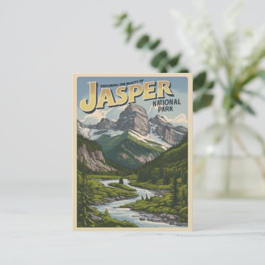 Jasper Nationaal park alberta canada  geschenken Briefkaart (Staand voorkant)