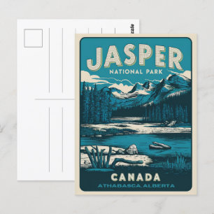 Jasper Nationaal park alberta canada  geschenken Briefkaart