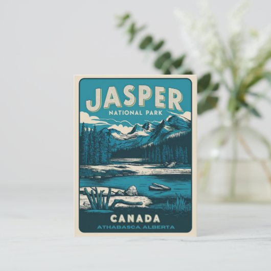 Jasper Nationaal park alberta canada  geschenken Briefkaart (Staand voorkant)
