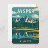 Jasper Nationaal park alberta canada  geschenken Briefkaart (Voorkant / Achterkant)