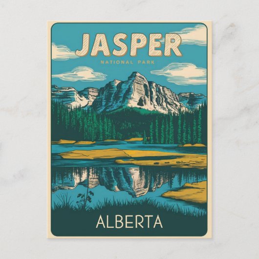 Jasper Nationaal park alberta canada  geschenken Briefkaart (Voorkant)