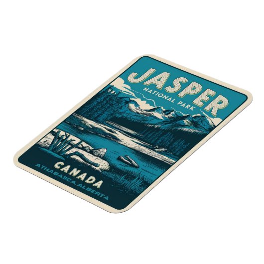 Jasper Nationaal park alberta canada  geschenken Magneet (Linkerzijde)