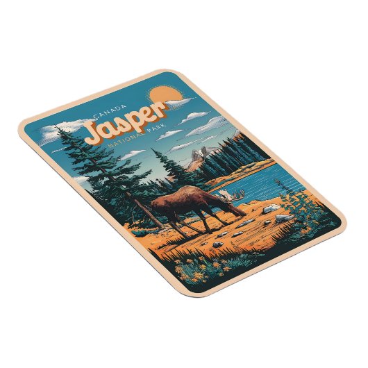 Jasper Nationaal park alberta canada  geschenken Magneet (Rechterzijde)