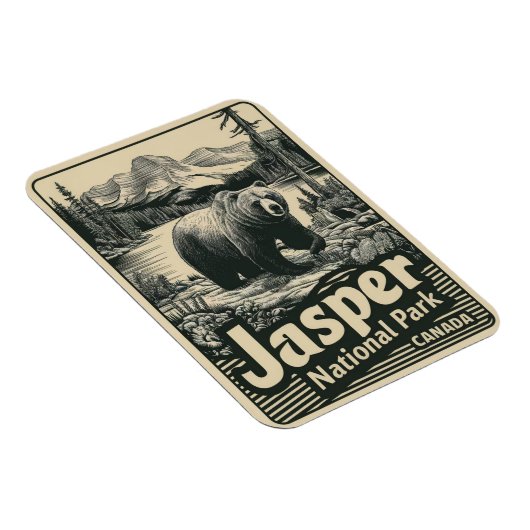 Jasper Nationaal park alberta canada  geschenken Magneet (Rechterzijde)