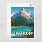 Jasper Nationaal Park Canada Briefkaart (Voorkant / Achterkant)