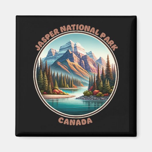 Jasper Nationaal Park Canada Magneet (Voorkant)