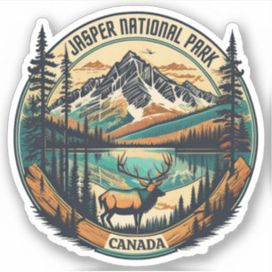 Jasper nationaal park Canada resorts Sticker