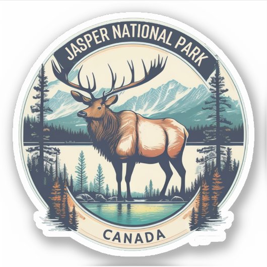 Jasper nationaal park Canada resorts Sticker