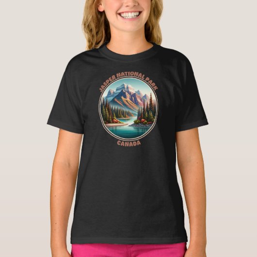 Jasper Nationaal Park Canada T-shirt (Voorkant)