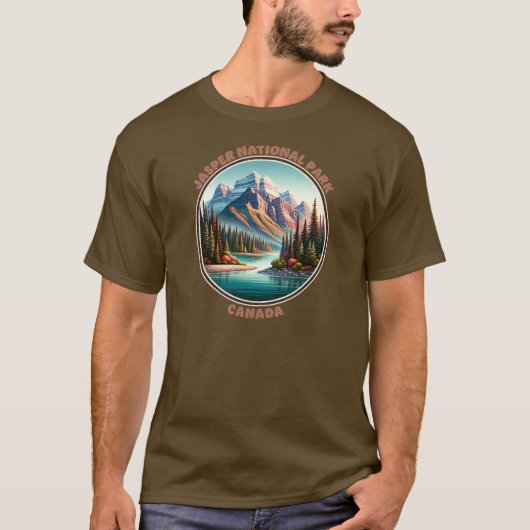 Jasper Nationaal Park Canada T-shirt (Voorkant)