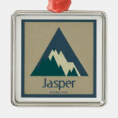 Jasper Nationaal Park Rustiek Metalen Ornament (Voorkant)