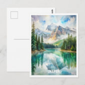 Jasper Nationaal Park Waterverf Schilderen Briefkaart (Voorkant / Achterkant)