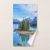 Jasper-National Maligne Lake Park Alberta Towel Se Bad Handdoek (Handdoek)