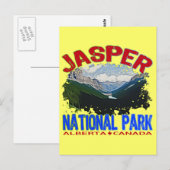 Jasper National Park, Alberta Canada Briefkaart (Voorkant / Achterkant)
