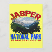 Jasper National Park, Alberta Canada Briefkaart (Voorkant)