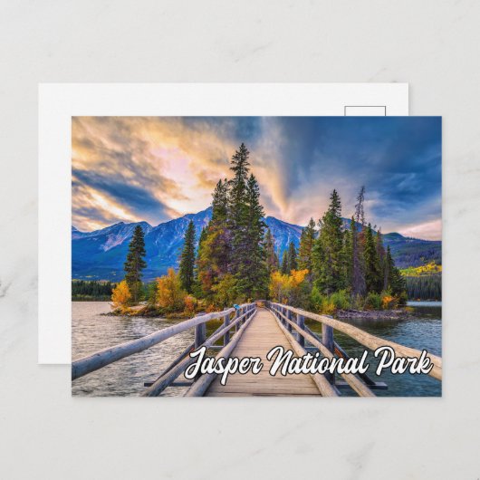 Jasper National Park, Alberta, Canada Briefkaart (Voorkant / Achterkant)