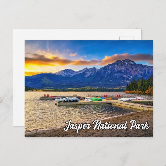 Jasper National Park, Alberta, Canada Briefkaart (Voorkant / Achterkant)