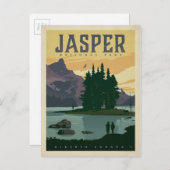Jasper National Park, Alberta Canada Briefkaart (Voorkant / Achterkant)