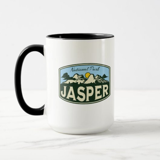 Jasper National Park Alberta Canada cadeaus Mok (Links)