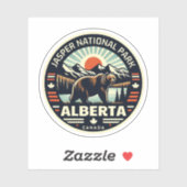 Jasper National Park Alberta Canada cadeaus Sticker (Vel)