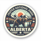 Jasper National Park Alberta Canada cadeaus Sticker (Voorkant)
