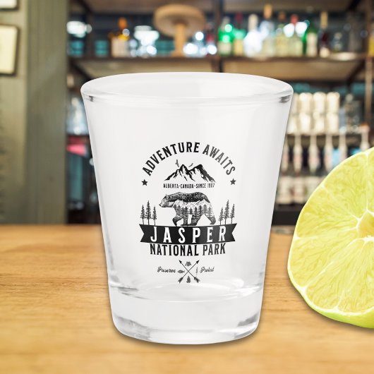 Jasper National Park Alberta Canada Funny Shot Glas