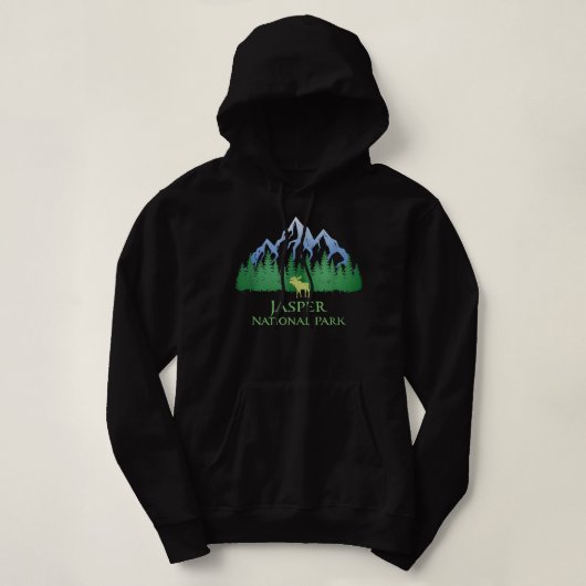 Jasper National Park Alberta Canada Hoodie (Design voorkant)