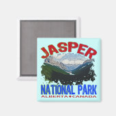Jasper National Park, Alberta Canada Magneet (Voorkant / Achterkant)