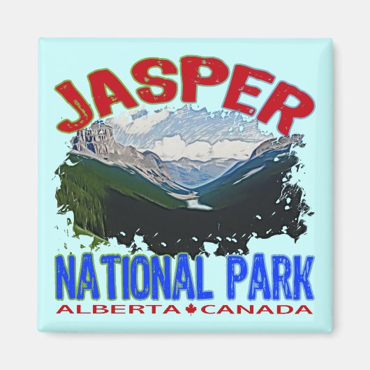Jasper National Park, Alberta Canada Magneet (Voorkant)
