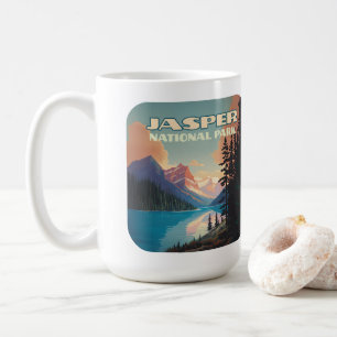 Jasper National Park Alberta Canada Rockies Retro Koffiemok