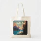 Jasper National Park Alberta Canada Rockies Retro Tote Bag (Voorkant)