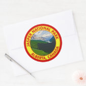 Jasper National Park, Alberta, Canada Ronde Sticker (Envelop)