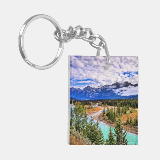 Jasper National Park, Alberta, Canada Sleutelhanger (Voorkant Links)