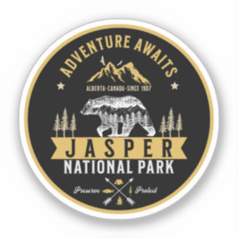 Jasper National Park Alberta Canada Sticker