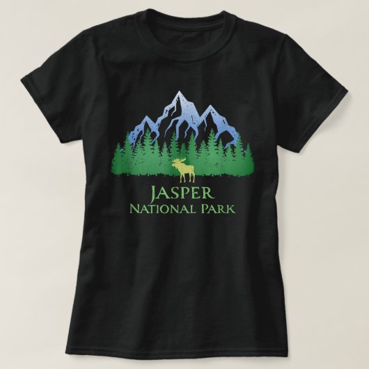 Jasper National Park Alberta Canada T-shirt (Design voorkant)